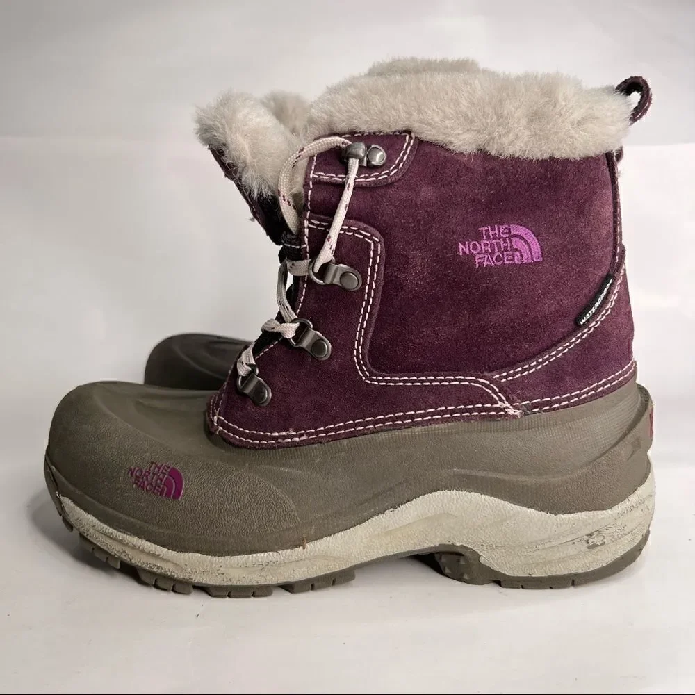 The North Face McMurdo Winter Boots in gray and purple Size 6